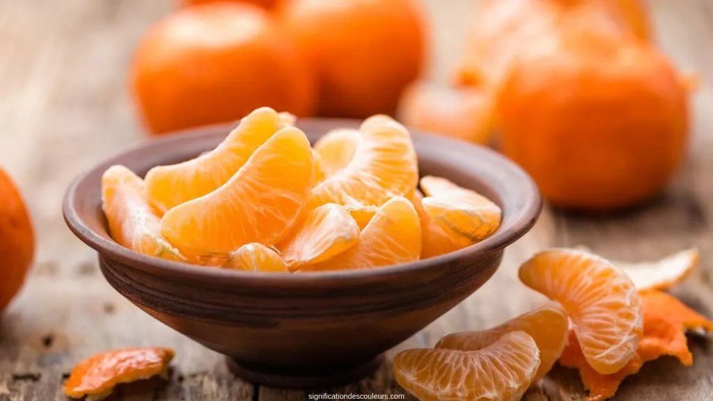 Couleur orange tangerine signification