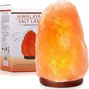 Lampe de sel orange de l'Himalaya
