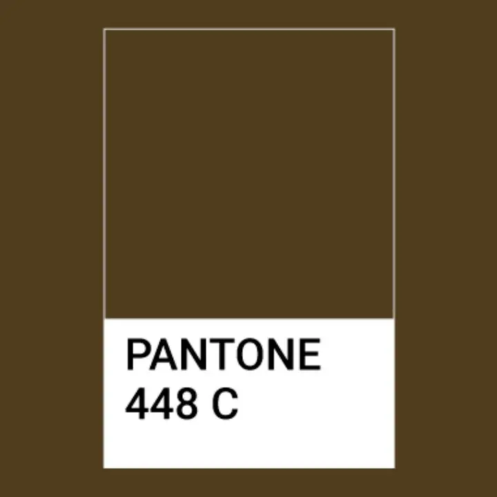 Le Pantone 448 C, la couleur tabac
