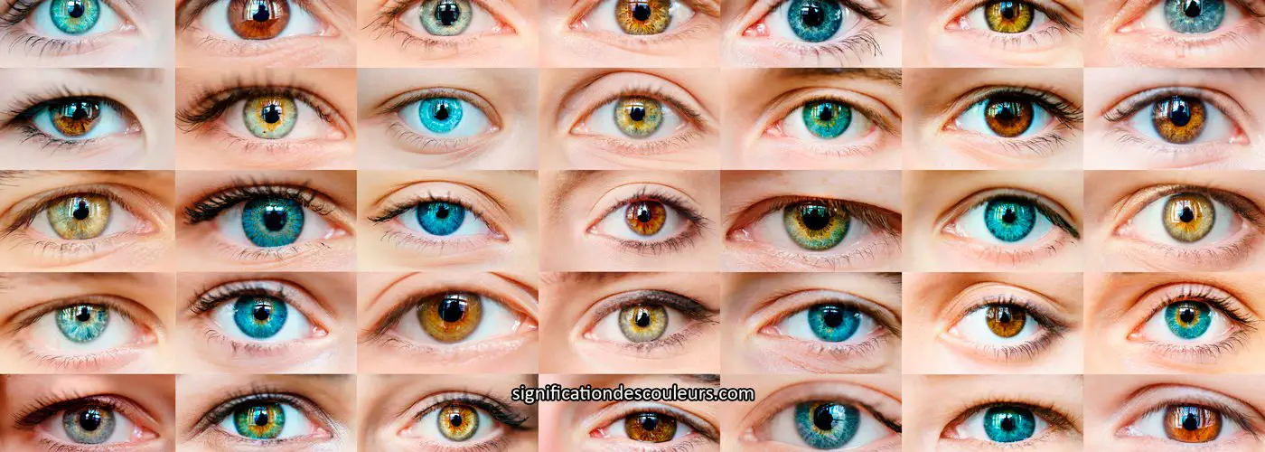 couleur des yeux signification