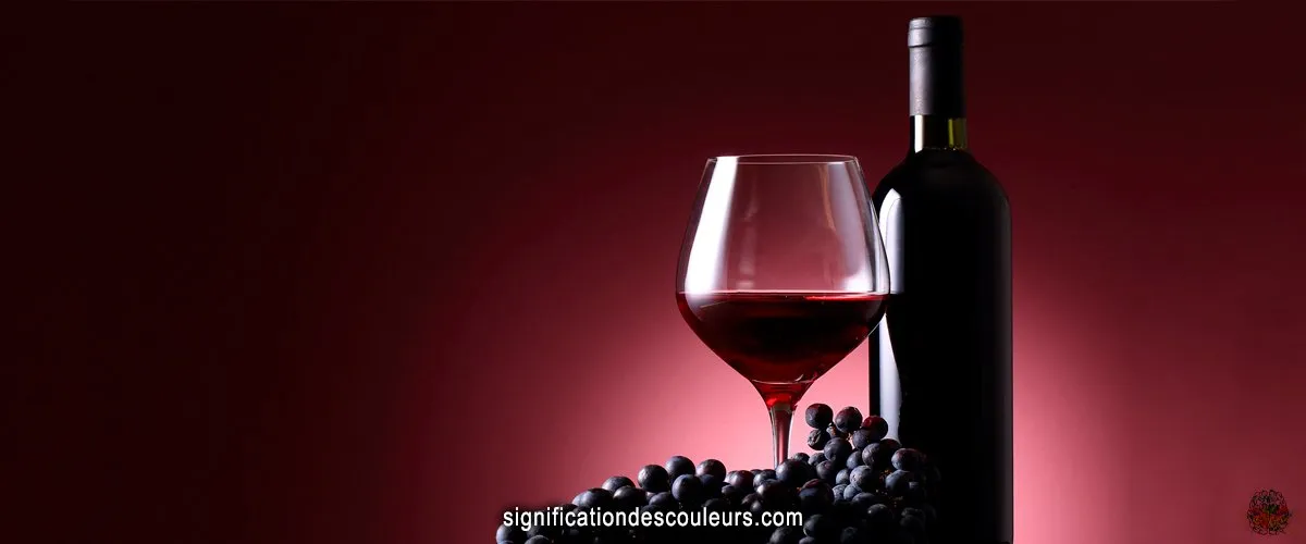 Signification couleur lie de vin