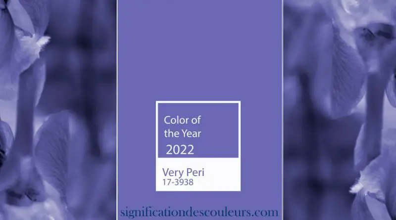 Very Péri 17-3938, la couleur de l'année Pantone pour 2022, est-elle une couleur globaliste ?